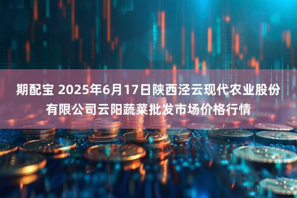 期配宝 2025年6月17日陕西泾云现代农业股份有限公司云阳蔬菜批发市场价格行情
